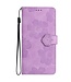 SoFetch Paars Bloemen Bookcase Hoesje voor de Samsung Galaxy S24 Ultra