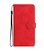 SoFetch Rood Bloemen Bookcase Hoesje voor de Samsung Galaxy S24 Ultra