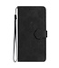 SoFetch Zwart Bloemen Bookcase Hoesje voor de Samsung Galaxy S24 Ultra