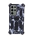 SoFetch Zwart Leger Hybride Hoesje voor de Samsung Galaxy S24 Ultra