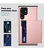 SoFetch Legergroen Pasjeshouder Modern Hybride Hoesje voor de Samsung Galaxy S24 Ultra