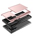SoFetch Rood Pasjeshouder Modern Hybride Hoesje voor de Samsung Galaxy S24 Ultra