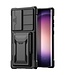 GKK Zwart Pasjeshouder Houder Backcover Hoesje voor de Samsung Galaxy S24 Ultra
