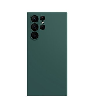 SoFetch Groen Glad TPU Hoesje Samsung Galaxy S24 Ultra