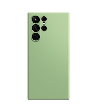 SoFetch Lichtgroen Glad TPU Hoesje Samsung Galaxy S24 Ultra
