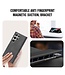 SoFetch Zwart Pasjeshouder Nappa Textuur Bookcase Hoesje voor de Samsung Galaxy S24 Ultra
