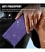 SoFetch Paars Pasjeshouder Nappa Textuur Bookcase Hoesje voor de Samsung Galaxy S24 Ultra