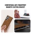 SoFetch Bruin Pasjeshouder Nappa Textuur Bookcase Hoesje voor de Samsung Galaxy S24 Ultra