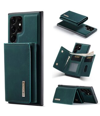 DG.Ming Groen Portemonnee 2-in-1 Hoesje Samsung Galaxy S24 Ultra