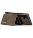 Koffiebruin Portemonnee 2-in-1 Hoesje voor de Samsung Galaxy S24 Ultra