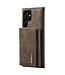 Koffiebruin Portemonnee 2-in-1 Hoesje voor de Samsung Galaxy S24 Ultra