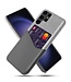 SoFetch Grijs Pasjeshouder Stijlvol Hybride Hoesje voor de Samsung Galaxy S24 Ultra