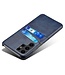 SoFetch Blauw Pasjeshouder Zakelijk Hybride Hoesje voor de Samsung Galaxy S24 Ultra