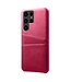 SoFetch Roze Pasjeshouder Zakelijk Hybride Hoesje voor de Samsung Galaxy S24 Ultra