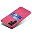 SoFetch Roze Pasjeshouder Zakelijk Hybride Hoesje voor de Samsung Galaxy S24 Ultra