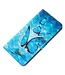SoFetch  Blauwe Vlinders Bookcase Hoesje voor de Samsung Galaxy S24 Ultra