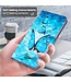 SoFetch  Blauwe Vlinders Bookcase Hoesje voor de Samsung Galaxy S24 Ultra