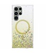 SoFetch Geel Slim Glitters Hybride Hoesje voor de Samsung Galaxy S24 Ultra