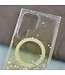 SoFetch Geel Slim Glitters Hybride Hoesje voor de Samsung Galaxy S24 Ultra