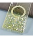 SoFetch Geel Slim Glitters Hybride Hoesje voor de Samsung Galaxy S24 Ultra