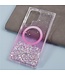SoFetch Roze Slim Glitters Hybride Hoesje voor de Samsung Galaxy S24 Ultra