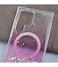 SoFetch Roze Slim Glitters Hybride Hoesje voor de Samsung Galaxy S24 Ultra