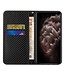 SoFetch Zwart Carbon Bookcase Hoesje voor de Samsung Galaxy S24 Ultra