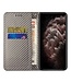 SoFetch Grijs Carbon Bookcase Hoesje voor de Samsung Galaxy S24 Ultra