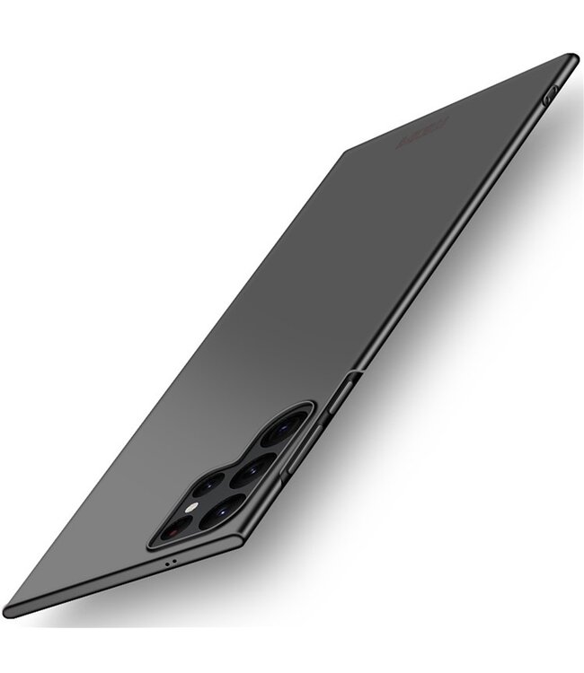 Mofi Zwart Valbestendig Slim Hardcase Hoesje voor de Samsung Galaxy S24 Ultra