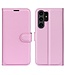 SoFetch Roze Litchee Bookcase Hoesje voor de Samsung Galaxy S24 Ultra