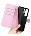 SoFetch Roze Litchee Bookcase Hoesje voor de Samsung Galaxy S24 Ultra