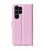 SoFetch Roze Litchee Bookcase Hoesje voor de Samsung Galaxy S24 Ultra