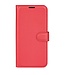 SoFetch Rood Litchee Bookcase Hoesje voor de Samsung Galaxy S24 Ultra