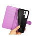SoFetch Paars Litchee Bookcase Hoesje voor de Samsung Galaxy S24 Ultra