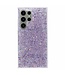 SoFetch Paars Glitters TPU Hoesje voor de Samsung Galaxy S24 Ultra