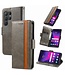 SoFetch Grijs RFID Splitleder Bookcase Hoesje voor de Samsung Galaxy S24 Ultra