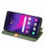 SoFetch Groen Geometrisch Bookcase Hoesje voor de Samsung Galaxy S24 Ultra