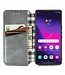 SoFetch Grijs Geometrisch Bookcase Hoesje voor de Samsung Galaxy S24 Ultra