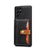 SoFetch Zwart Pasjeshouder Backcover Hoesje voor de Samsung Galaxy S24 Ultra