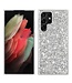 SoFetch Zilver Glitters Hybride Hoesje voor de Samsung Galaxy S24 Ultra