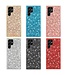 SoFetch Zilver Glitters Hybride Hoesje voor de Samsung Galaxy S24 Ultra