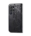 SoFetch Zwart Vlinder Bookcase Hoesje voor de Samsung Galaxy S24 Ultra