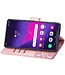 SoFetch Rozegoud Vlinder Bookcase Hoesje voor de Samsung Galaxy S24 Ultra