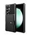 SoFetch Zwart Pasjeshouder Houder Hybride Hoesje voor de Samsung Galaxy S24 Ultra