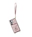 SoFetch Rozegoud Portemonnee Backcover Hoesje voor de Samsung Galaxy S24 Ultra