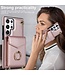 SoFetch Rozegoud Portemonnee Backcover Hoesje voor de Samsung Galaxy S24 Ultra