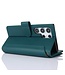 SoFetch Blauw RFID Portemonnee Bookcase Hoesje voor de Samsung Galaxy S24 Ultra