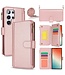 SoFetch Rozegoud RFID Portemonnee Bookcase Hoesje voor de Samsung Galaxy S24 Ultra