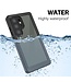 SoFetch Transparant / Zwart Waterbestendig Fullbody Hoesje voor de Samsung Galaxy S24 Ultra