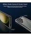 SoFetch Transparant / Zwart Waterbestendig Fullbody Hoesje voor de Samsung Galaxy S24 Ultra